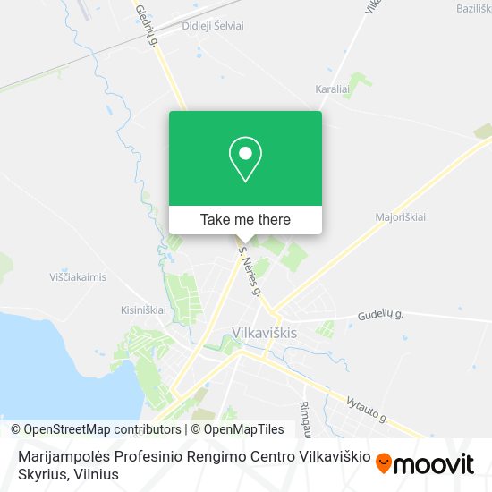 Карта Marijampolės Profesinio Rengimo Centro Vilkaviškio Skyrius