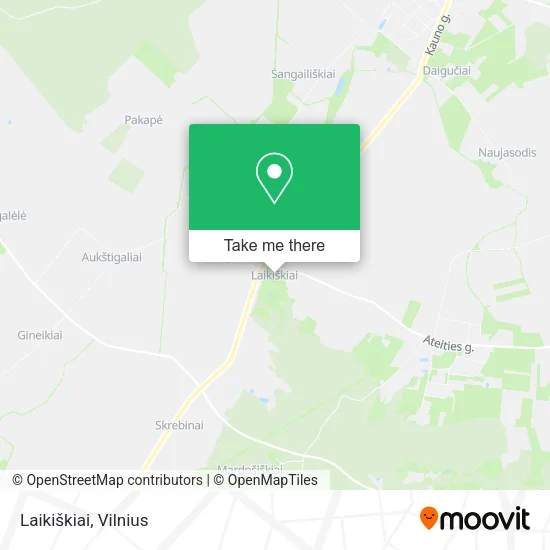Карта Laikiškiai