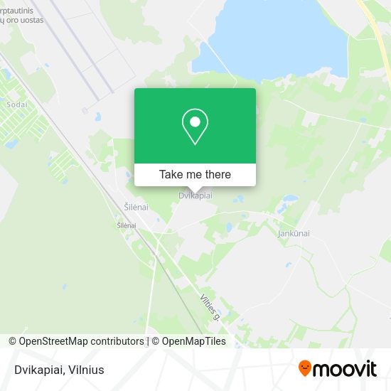 Карта Dvikapiai