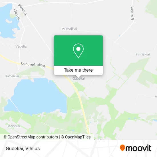Карта Gudeliai