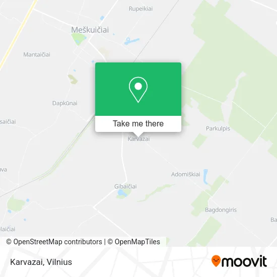 Карта Karvazai