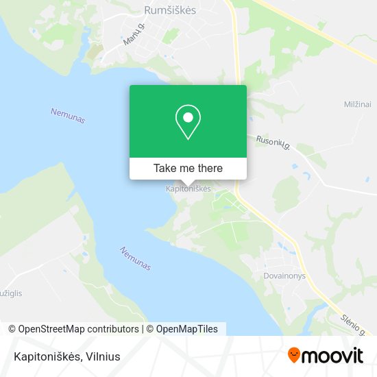 Карта Kapitoniškės