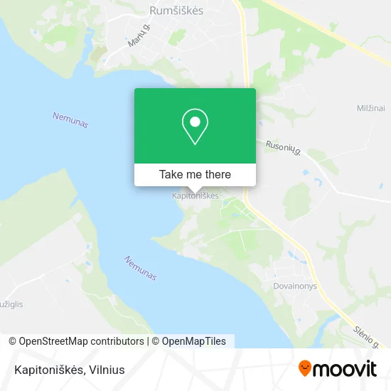 Карта Kapitoniškės