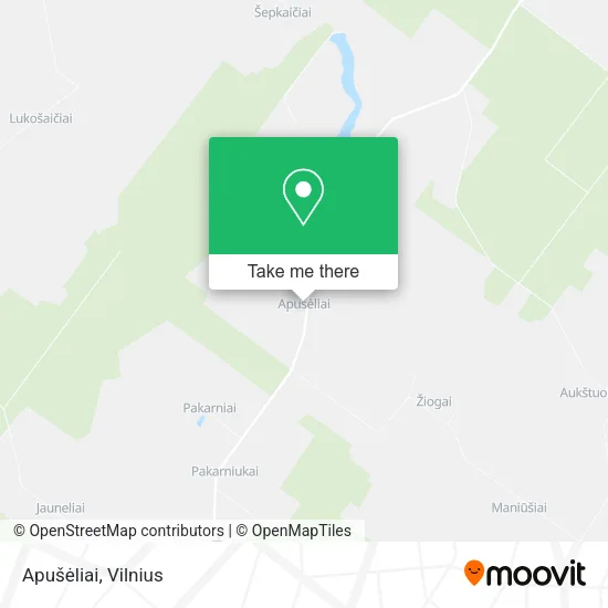 Карта Apušėliai