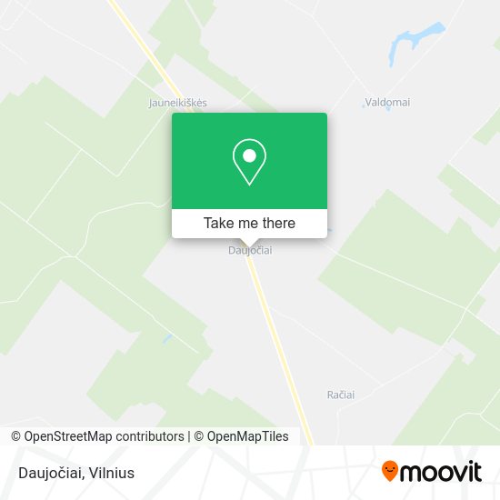 Карта Daujočiai
