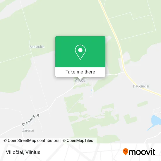 Карта Viliočiai