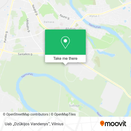 Карта Uab „Dzūkijos Vandenys“