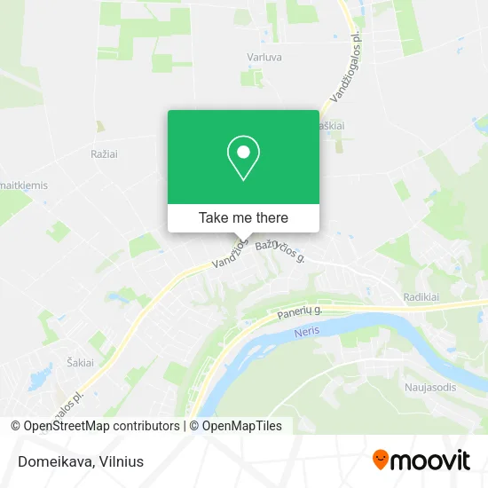 Карта Domeikava