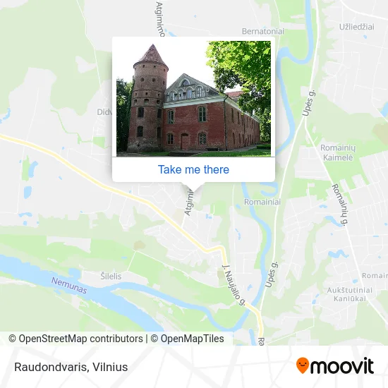 Карта Raudondvaris