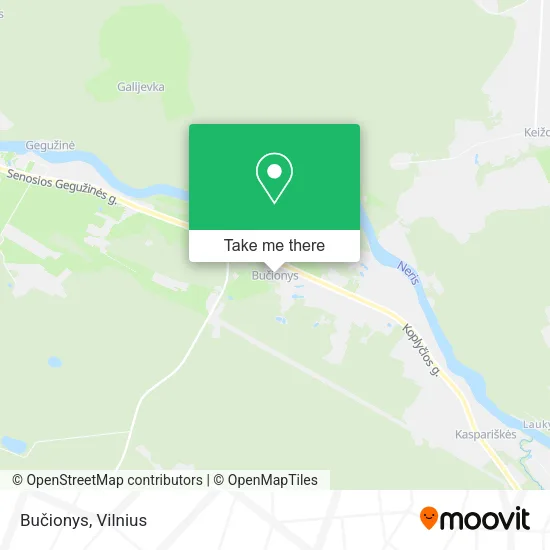 Карта Bučionys