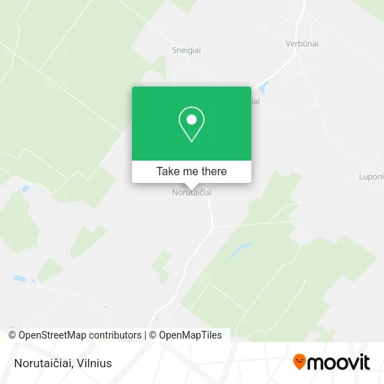 Карта Norutaičiai