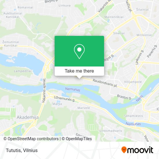 Карта Tututis