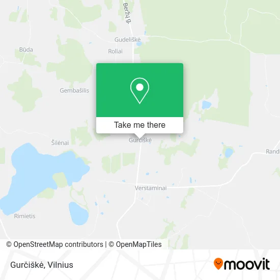 Карта Gurčiškė