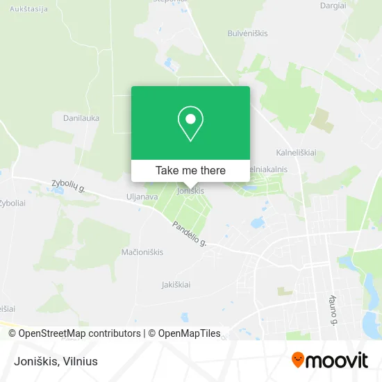 Карта Joniškis