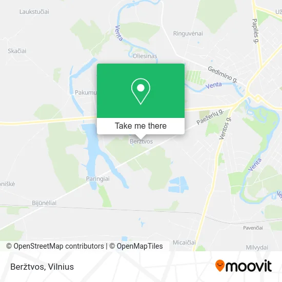 Карта Beržtvos