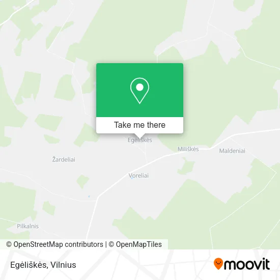 Карта Egėliškės