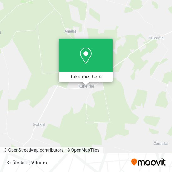 Карта Kušleikiai