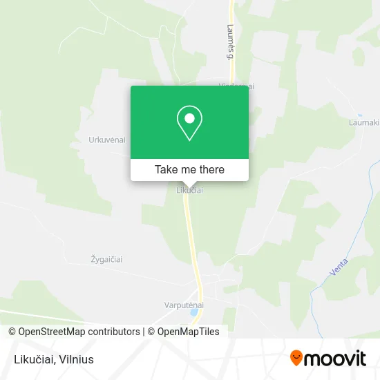 Карта Likučiai