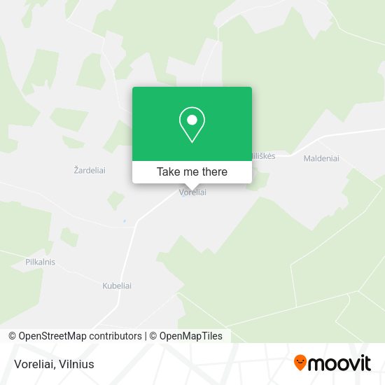 Карта Voreliai