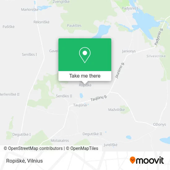 Карта Ropiškė