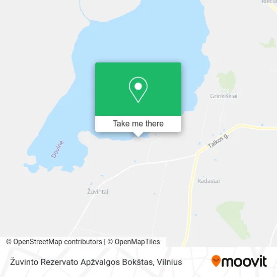 Карта Žuvinto Rezervato Apžvalgos Bokštas