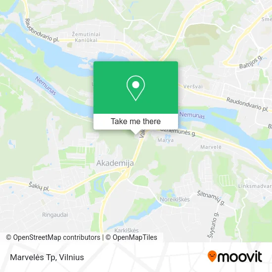 Карта Marvelės Tp