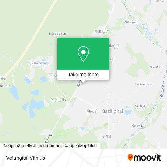 Карта Volungiai