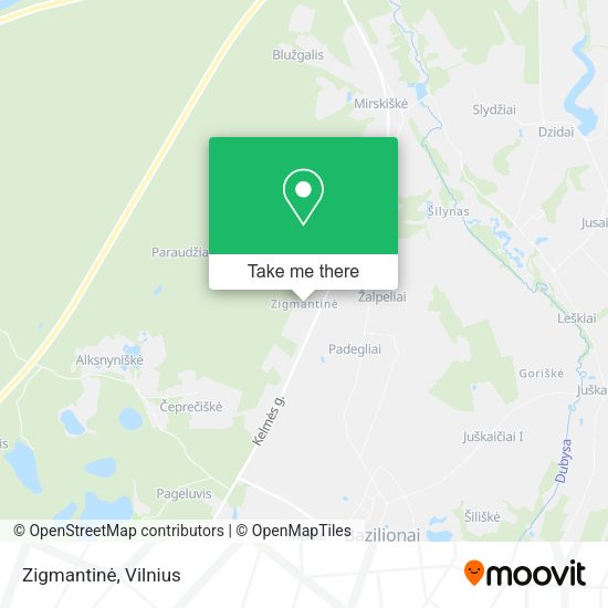 Карта Zigmantinė