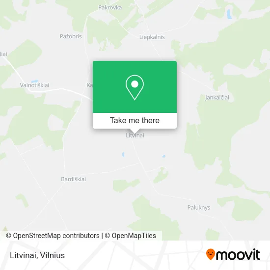 Карта Litvinai