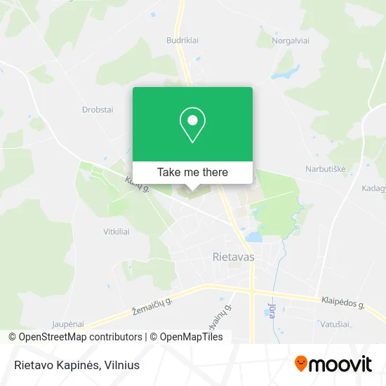 Карта Rietavo Kapinės