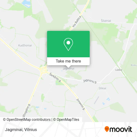 Карта Jagminai