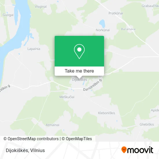 Карта Dijokiškės