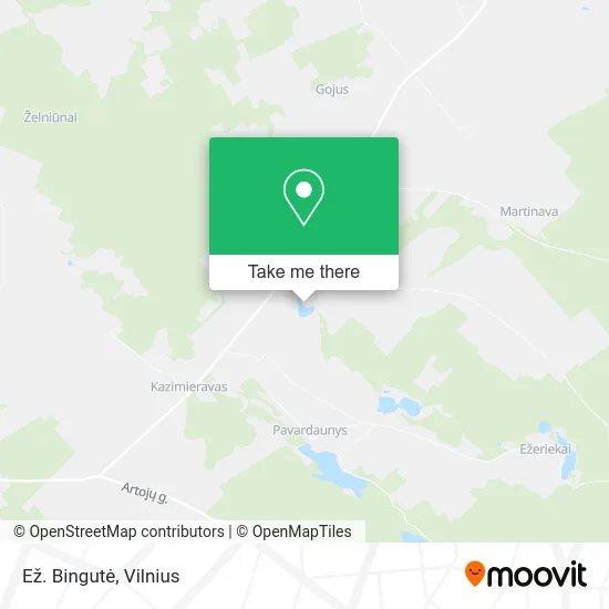 Карта Ež. Bingutė