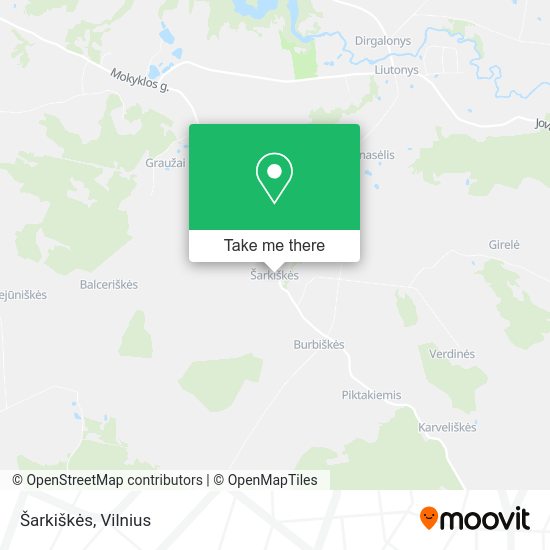 Карта Šarkiškės