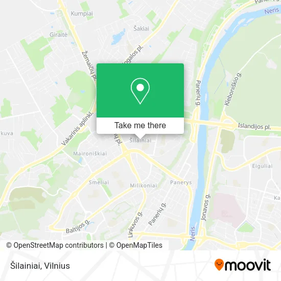 Карта Šilainiai