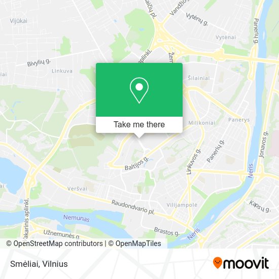 Карта Smėliai