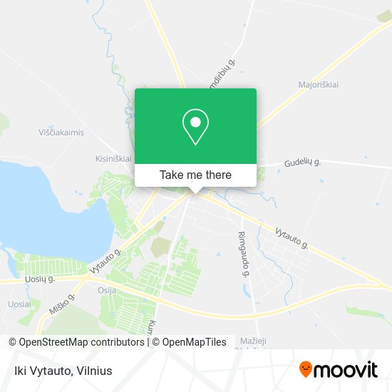 Карта Iki Vytauto