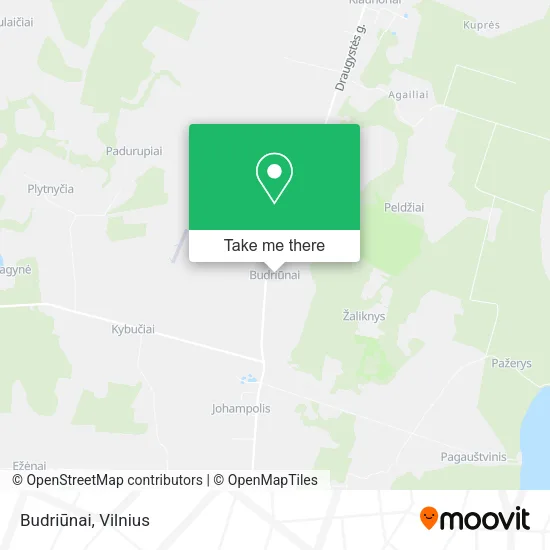Budriūnai map
