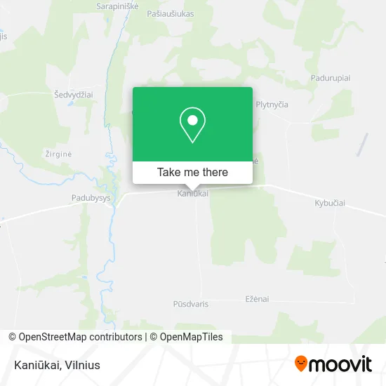 Карта Kaniūkai