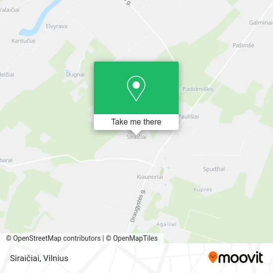 Карта Siraičiai