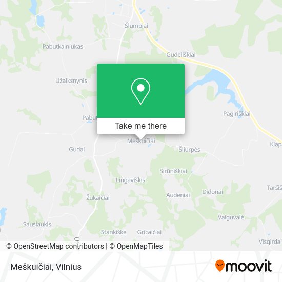 Карта Meškuičiai