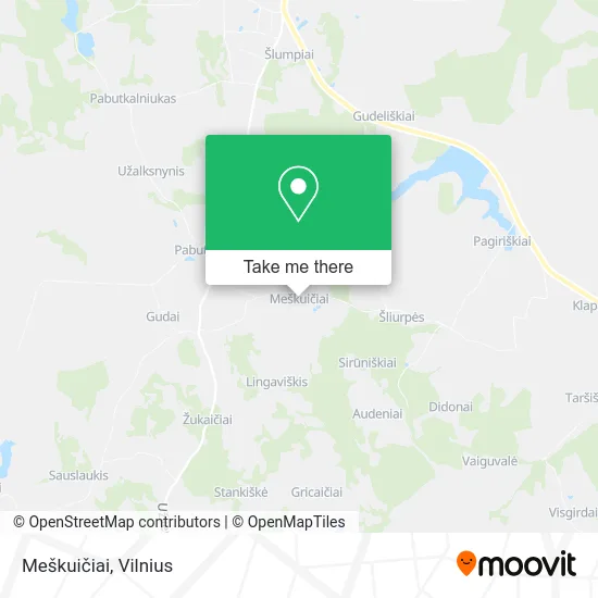Карта Meškuičiai