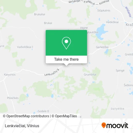 Карта Lenkviečiai