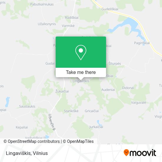 Карта Lingaviškis