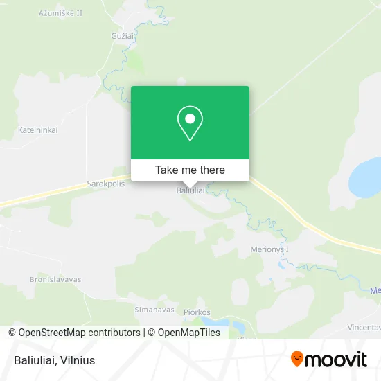 Карта Baliuliai