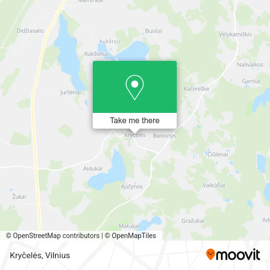 Карта Kryčelės