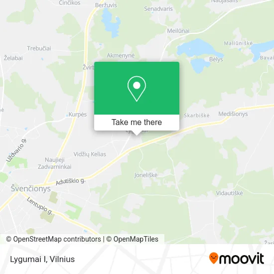 Карта Lygumai I