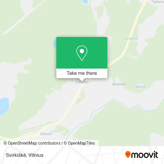 Карта Svirkiškė