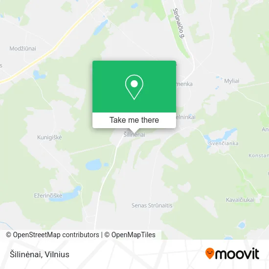 Карта Šilinėnai