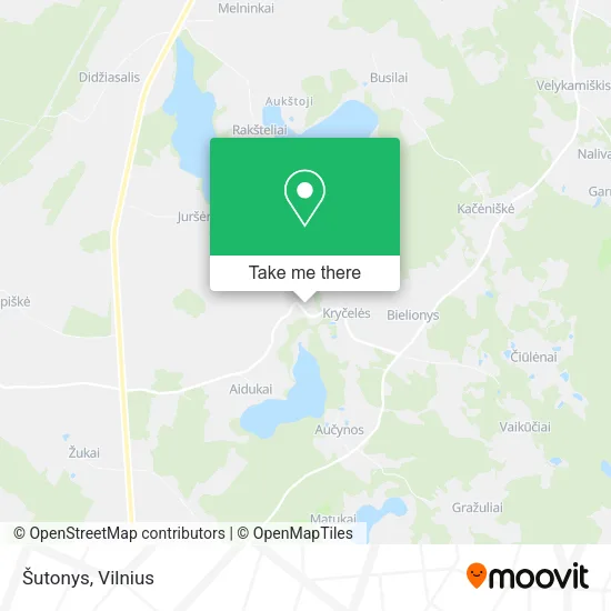 Карта Šutonys